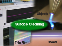 585b0010a Plasma Treatment is ideal for surface cleaning films, sheets and objects.